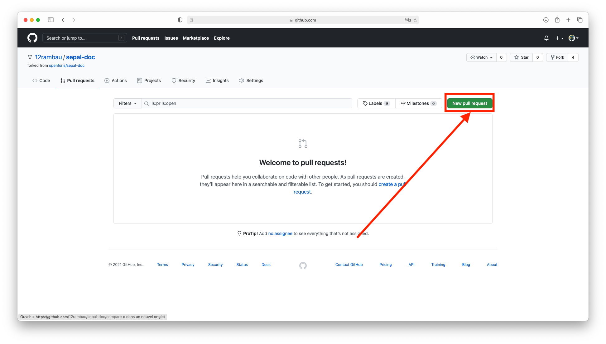New pull request